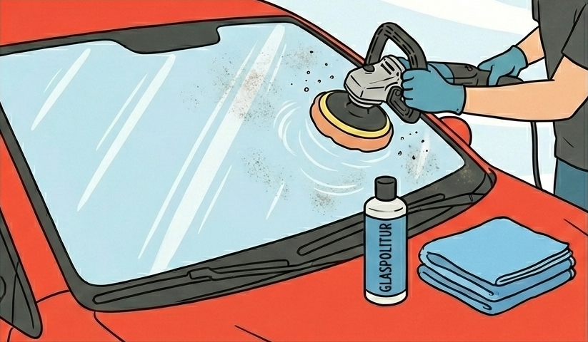 Autoglas polieren