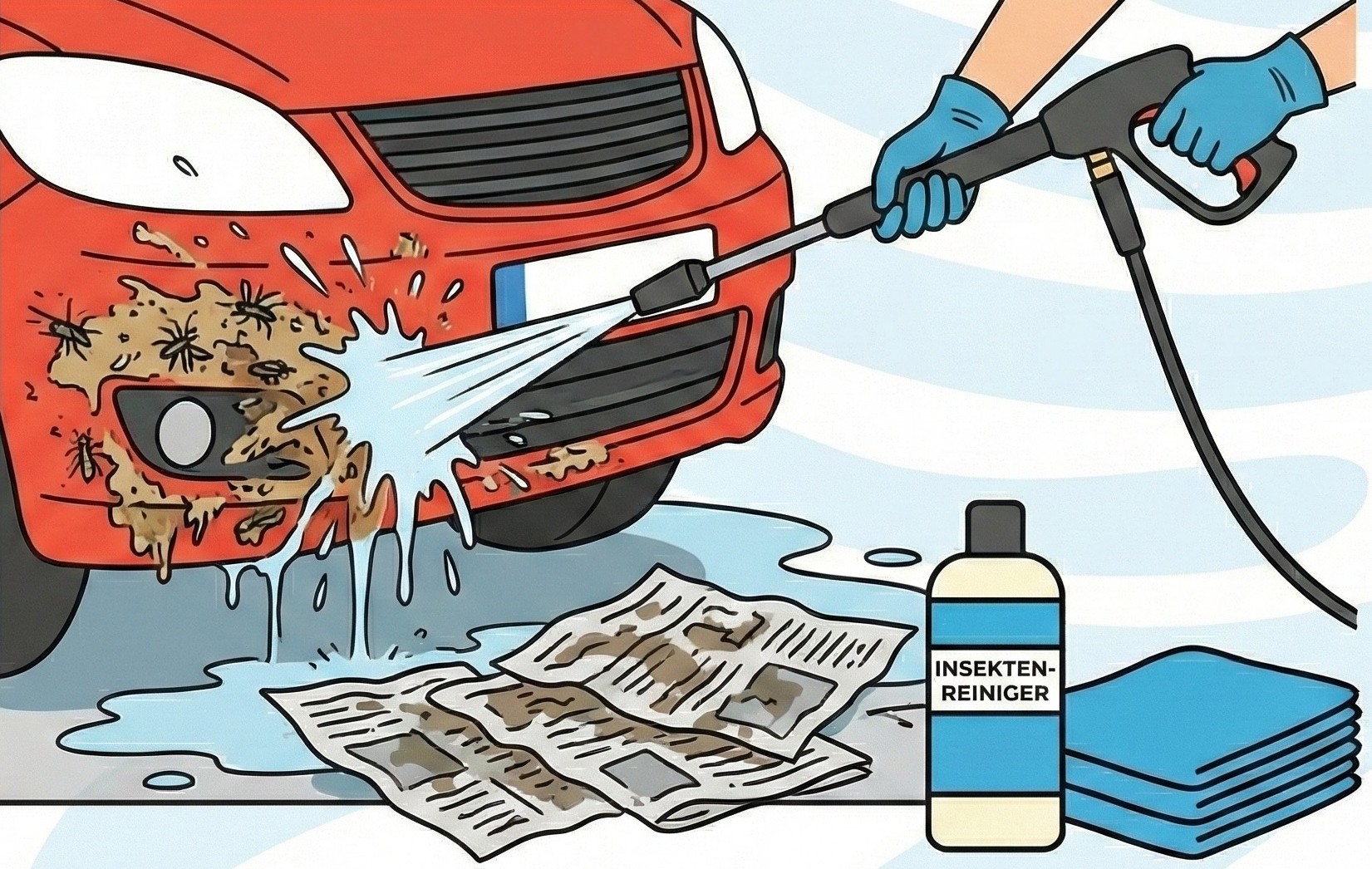 Insekten entfernen